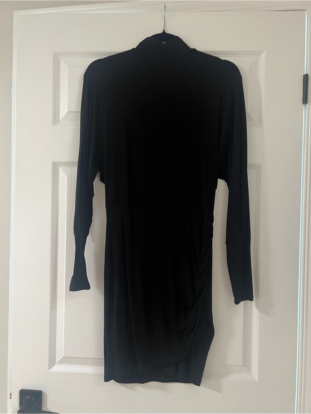 Dynamite Black Long-Sleeve Turtleneck Dress